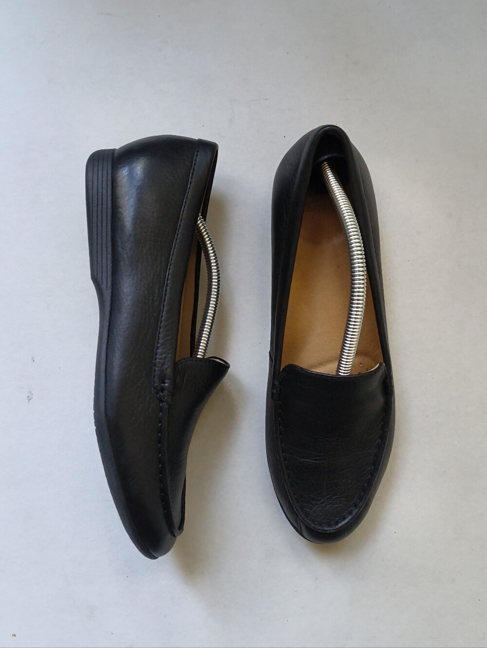 Dansko Lorri Black Leather Loafers Flats Shoes Womens 38 US 8 Slip On Comfort
